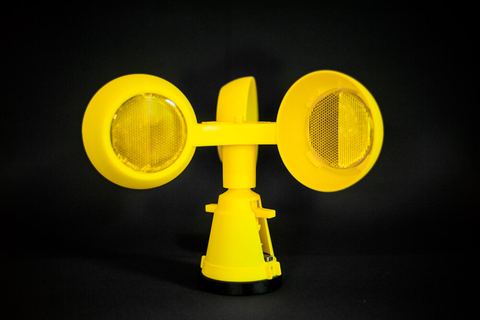 Yellow Safety Roto Reflector
