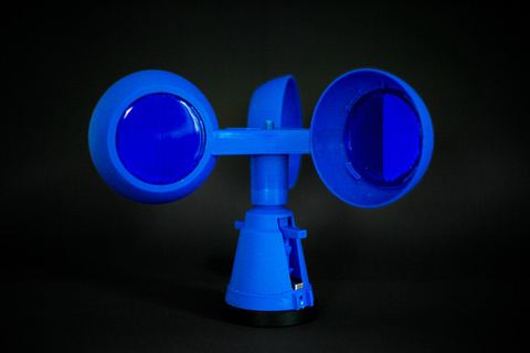 Blue Safety Roto Reflector